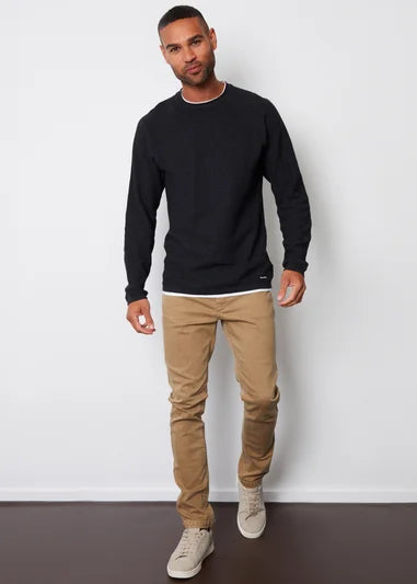 Jeans Threadbare Stone Slim Fit Stretch Denim