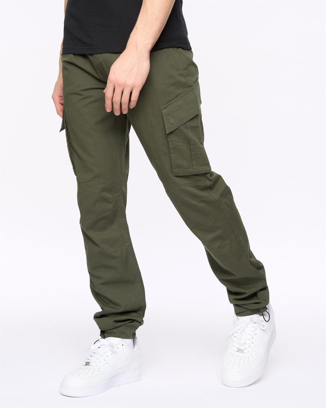 Pantalon cargo  CROSSHATCH ¨Sidemoore¨ olive