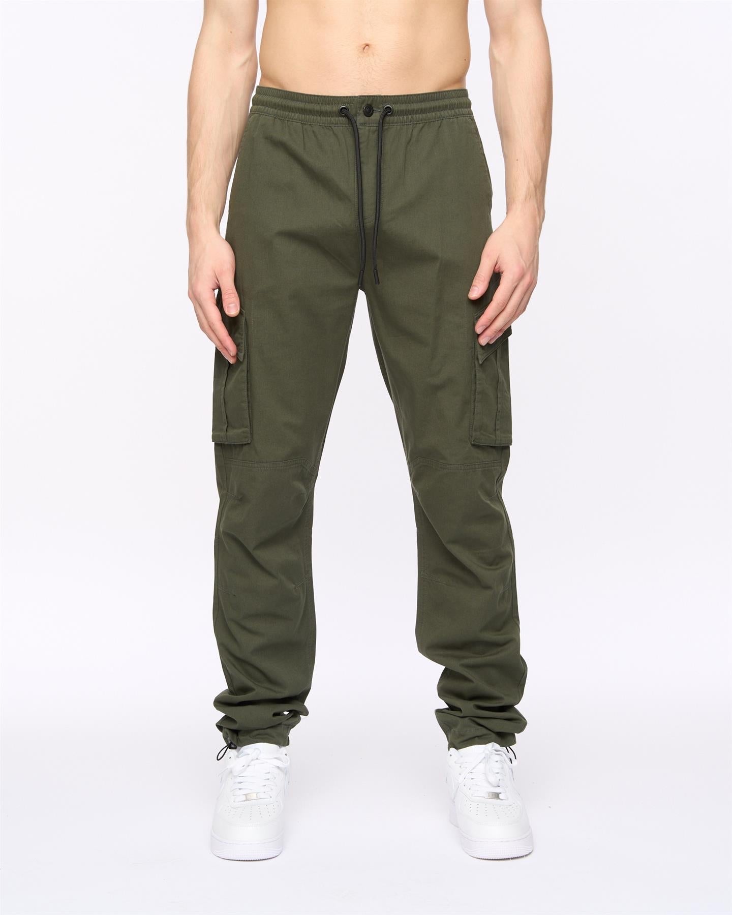 Pantalon cargo  CROSSHATCH ¨Sidemoore¨ olive