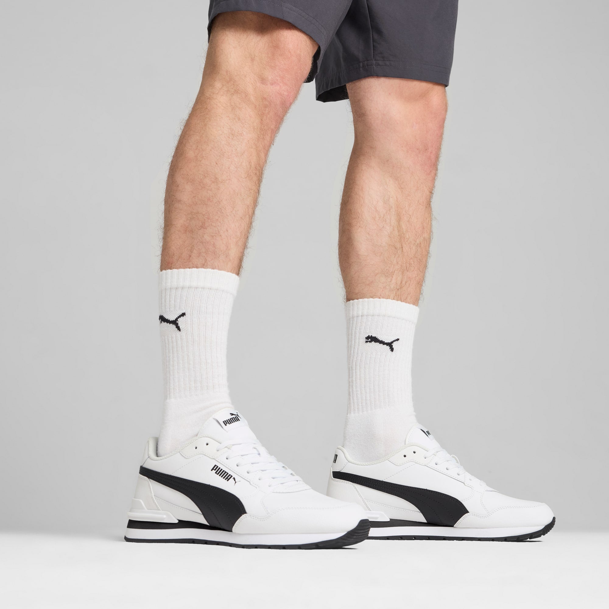 Sneakers ST Runner v4 cuir Black