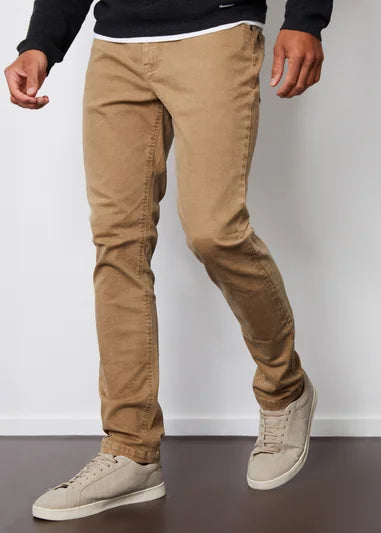 Jeans Threadbare Stone Slim Fit Stretch Denim