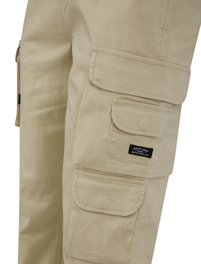 Pantalon cargo Tokyo Laundry 09 poches beige