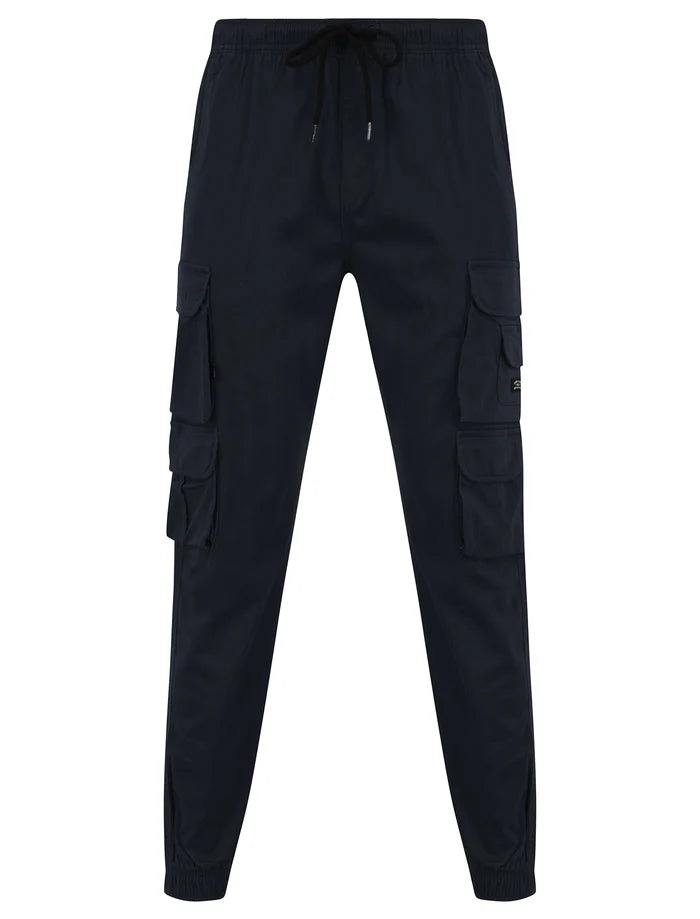 Pantalon cargo Tokyo Laundry 09 poches bleu nuit