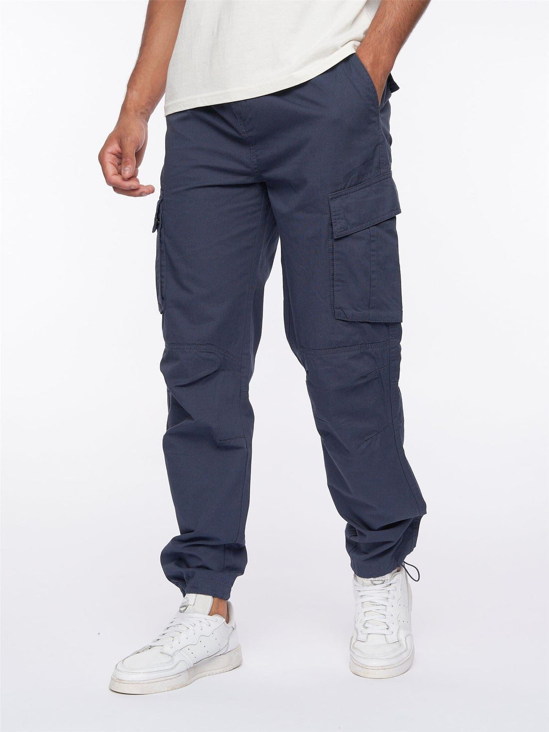 Pantalon cargo  CROSSHATCH ¨Sidemoore¨ Bleu nuit