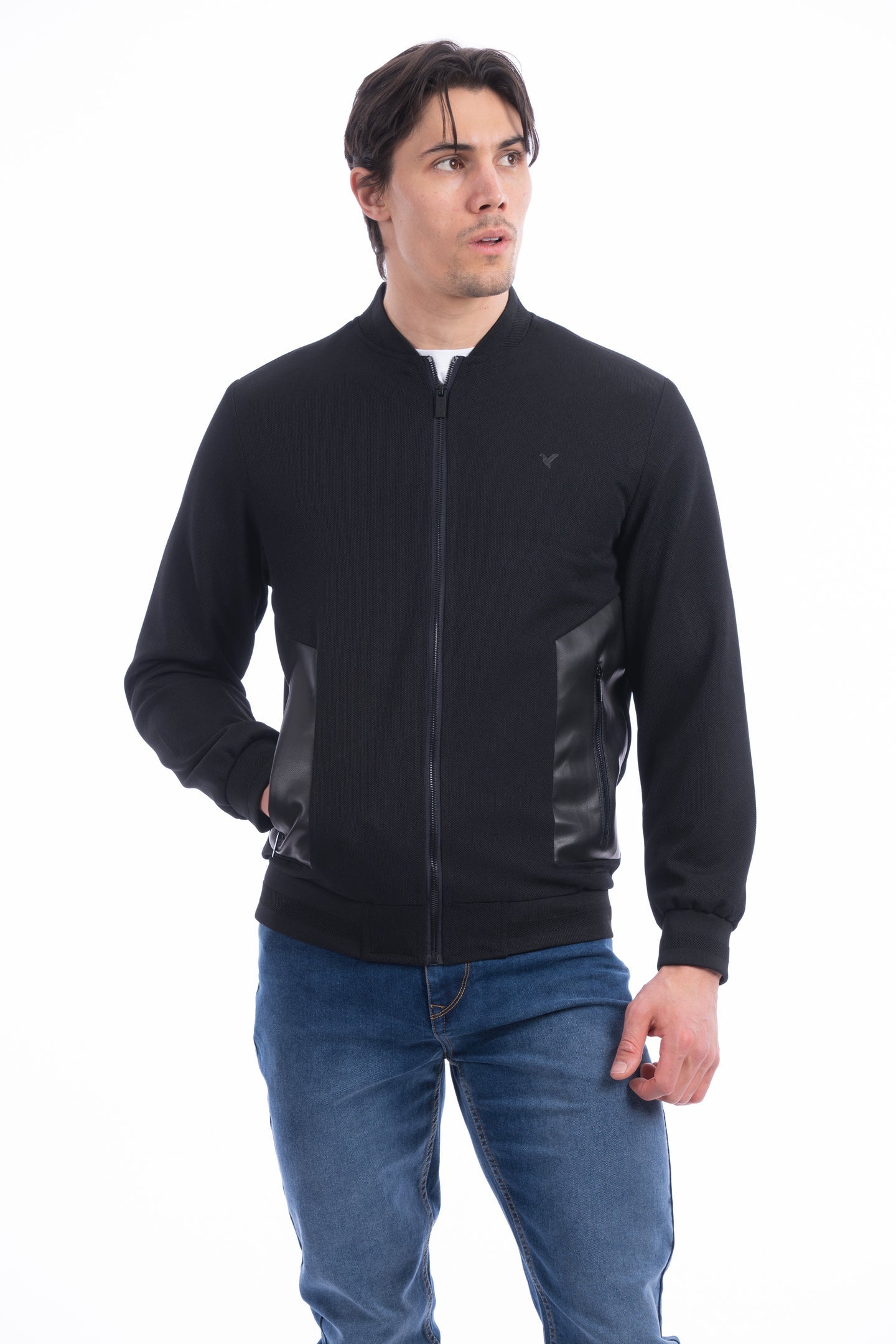 Veste bombers D-ROCK Mike noir