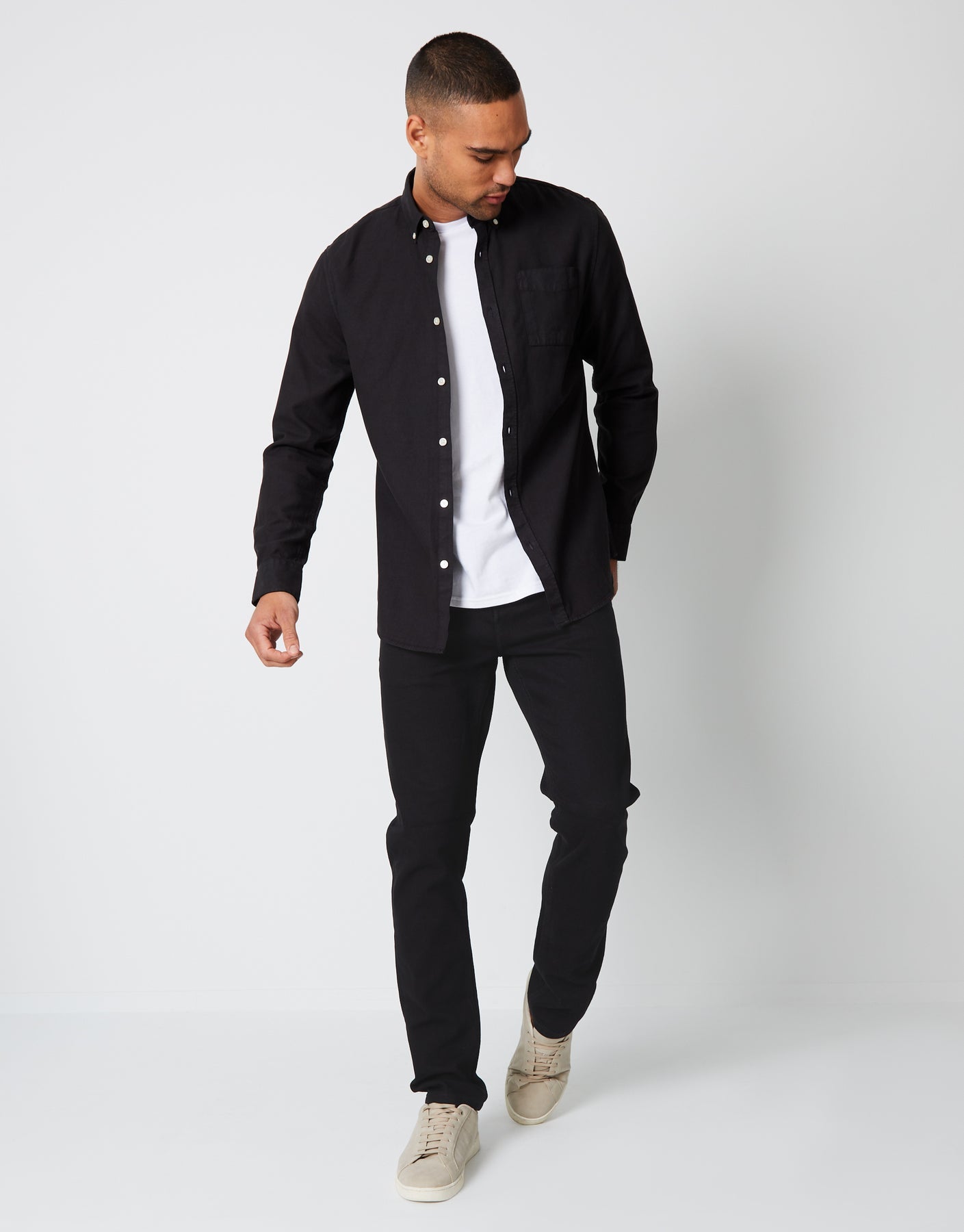 Jean Threadbre slim noir