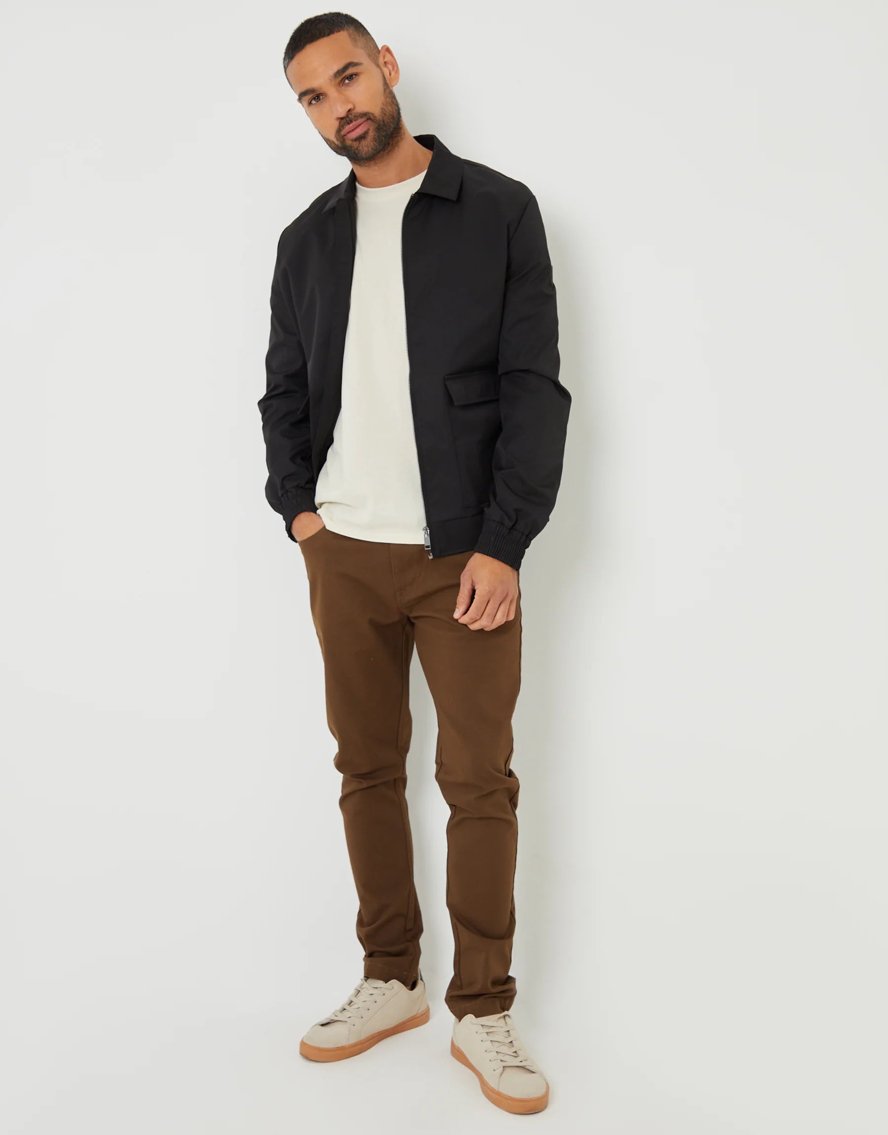 Threadbare SONTON - Blouson Bomber - noir