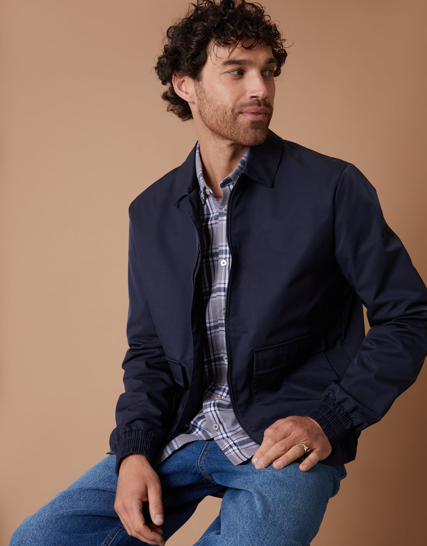 Threadbare SONTON - Blouson Bomber - navy