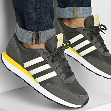Adidas RUN 60s 3.0 Kaki / Jaune