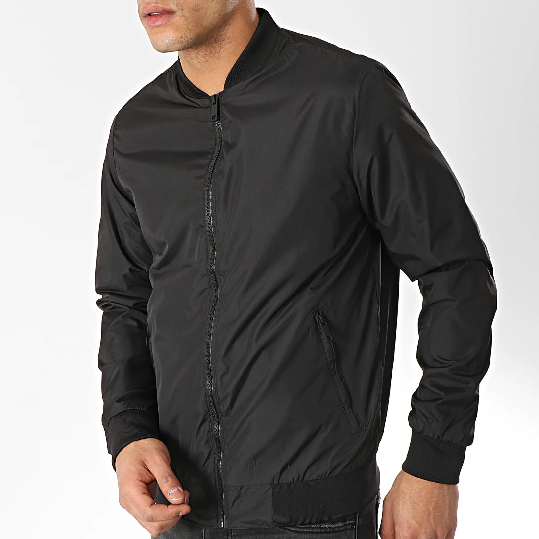 Veste de bombardier Brave Soul UK Sanjay Noir