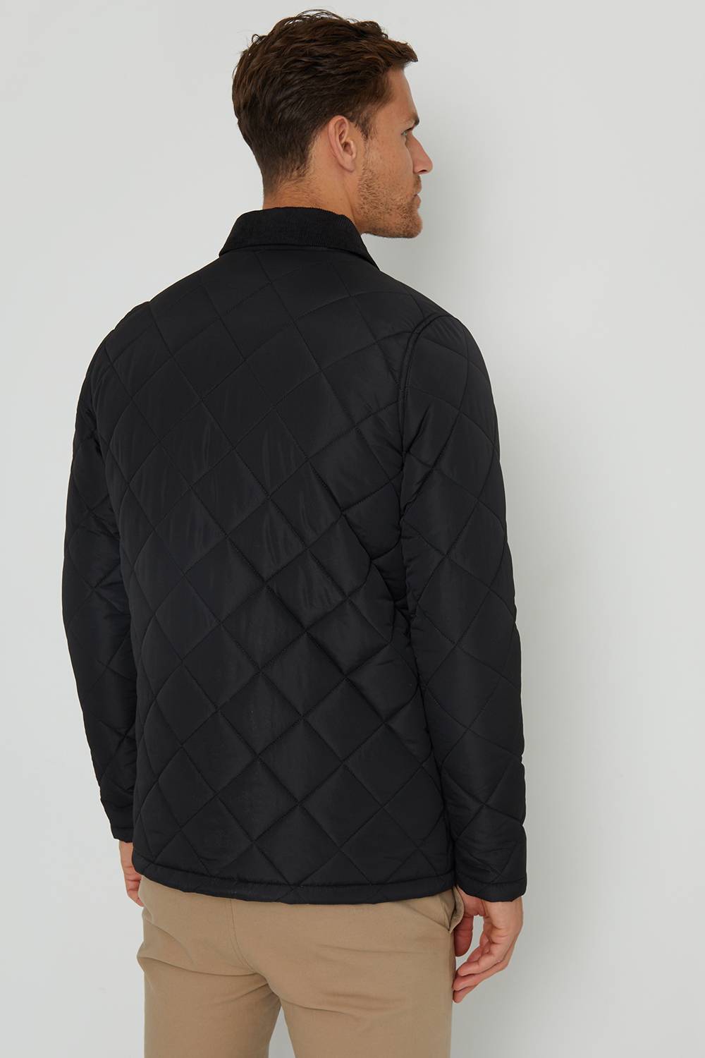 Veste  Threadbare matelassée à col chemise imperméable « Townton »