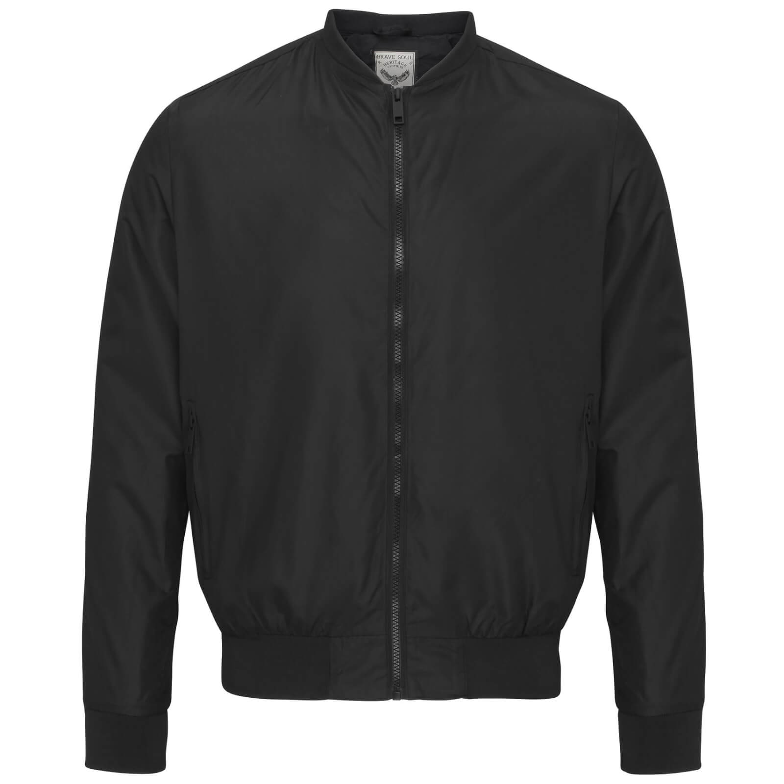 Veste de bombardier Brave Soul UK Sanjay Noir